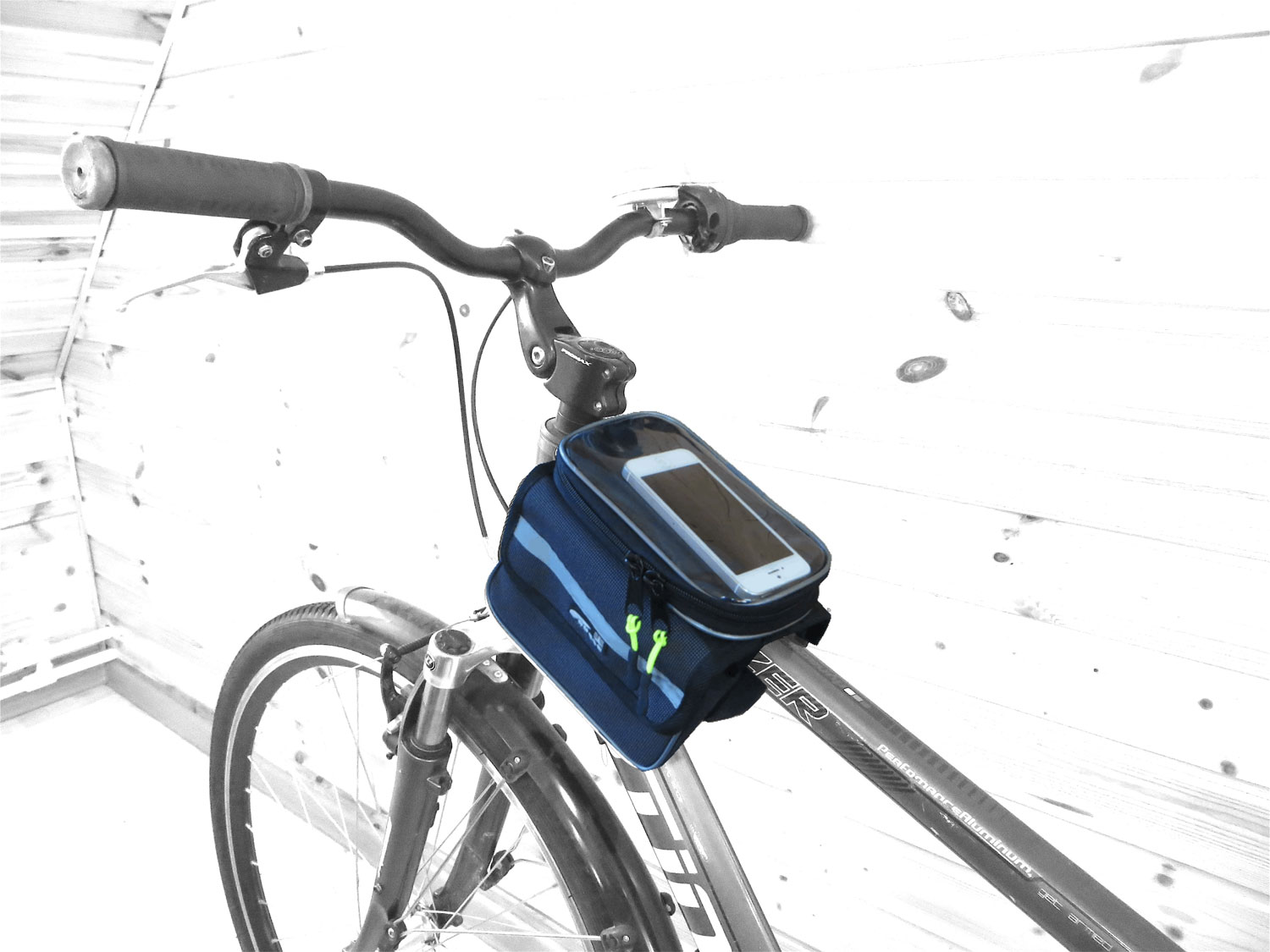 Велосумка «ПиФорм» на раму с чехлом для смартфона
