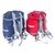 Велорюкзаки на багажник (велоштаны) 35-50 литров, вид спереди (синий и красный цвет)