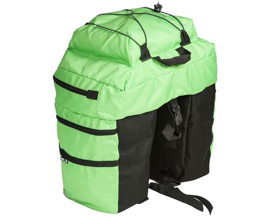 Велорюкзак на багажник (велоштаны) 30 литров, зеленый цвет