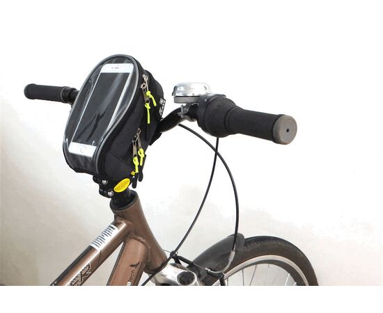 Велосумка на руль «Мастер», с карманом для мобильного телефона (смартфона)