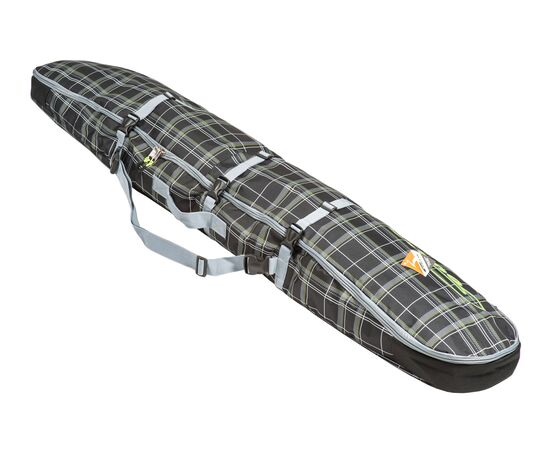 Чехол-рюкзак для сноуборда «Фьюжн» 155 см, общий вид, цвет Black check