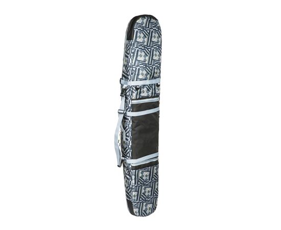 Чехол-рюкзак для сноуборда «Фьюжн» 155 см, вид стоя без лямок, цвет Black stroke