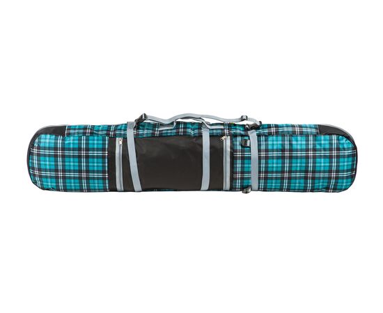 Чехол-рюкзак для сноуборда «Фьюжн» 165 см, вид сзади, цвет Green check