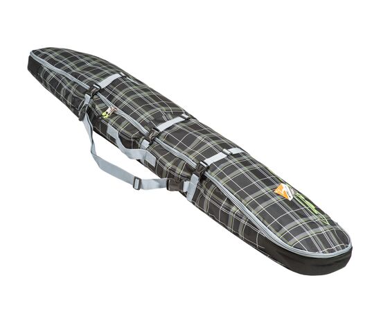 Чехол-рюкзак для сноуборда «Фьюжн» 175 см, общий вид, цвет Black check
