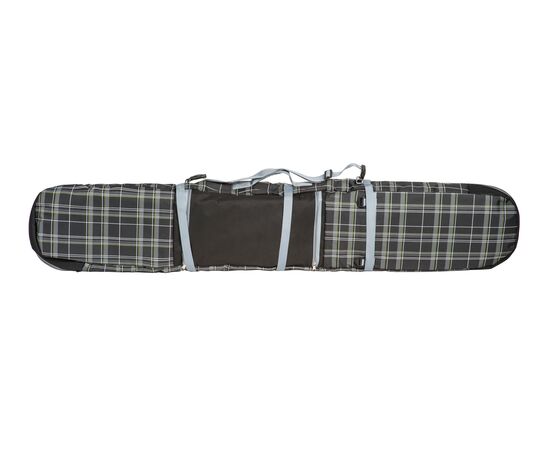Чехол-рюкзак для сноуборда «Фьюжн» 175 см, вид сзади, цвет Black check
