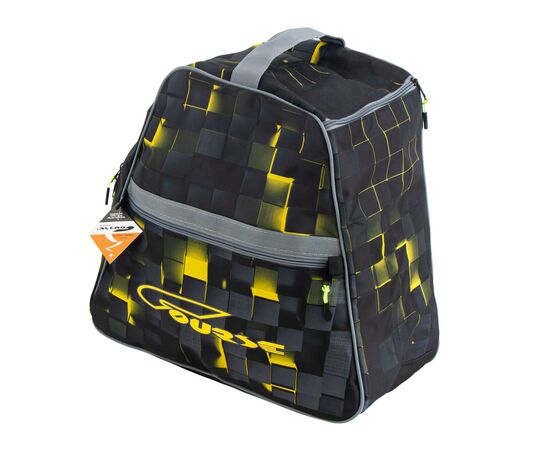 Сумка-рюкзак для 1 пары горнолыжных ботинок, общий вид, цвет Yellow Cube